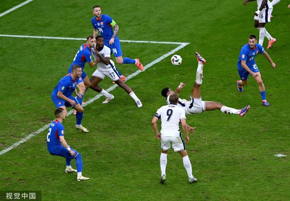 英格兰队逆转击败德国晋级欧洲杯八强